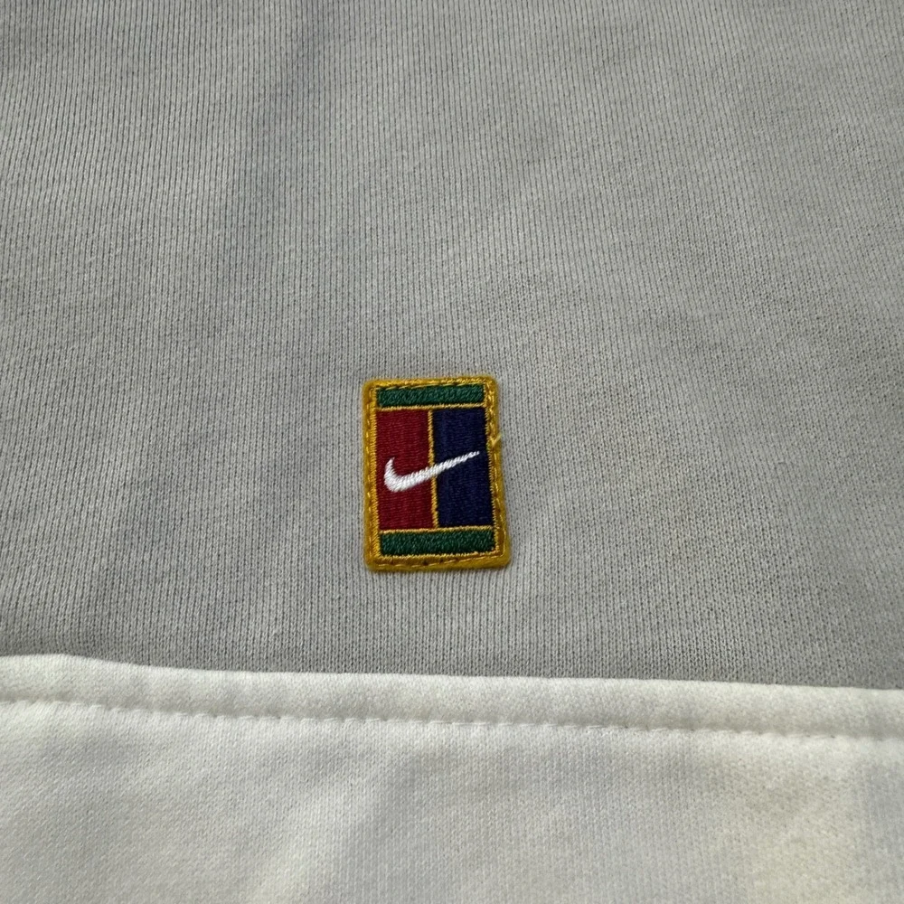 NWT VTG Nike Court 1/4‎ Zip Pullover Sweatshirt Womens M Colorblock Tennice Y2K